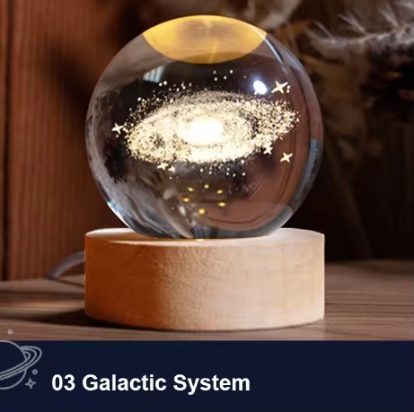 3D Crystal Ball Lamps (USB)