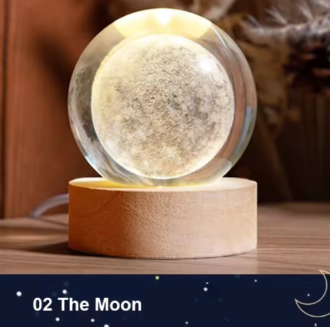3D Crystal Ball Lamps (USB)